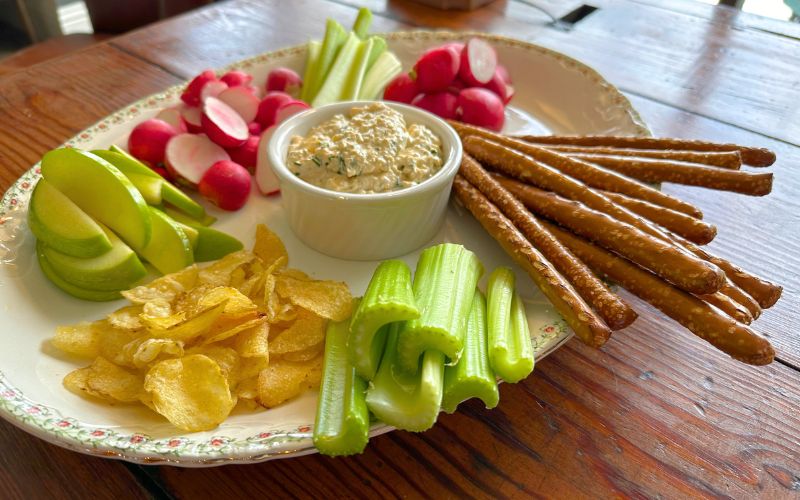 Beer Cheese platter Chef Alexis Hernandez