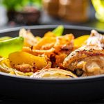 Braised chicken