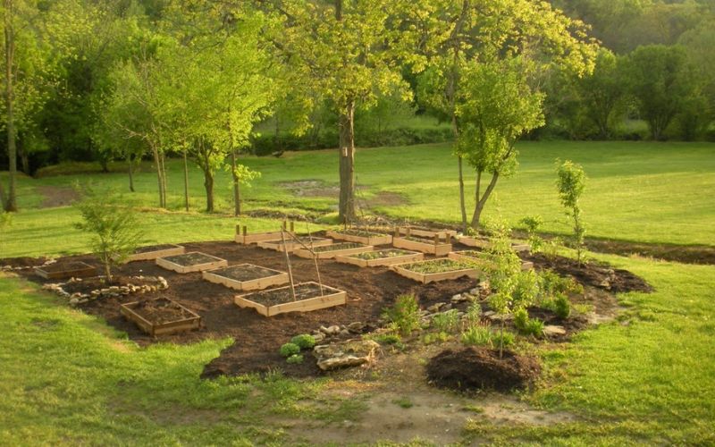 Chef Alexis Gardens at Camp Creek Farm