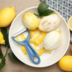 Lemon Peel ready to be used in an espresso