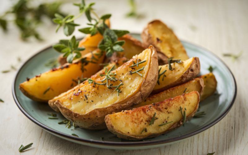 Baked potato wedges