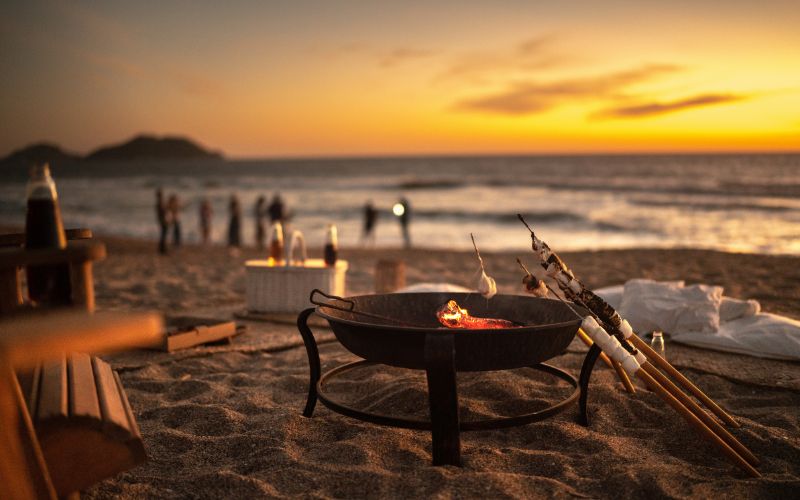 Bonfire at the beach