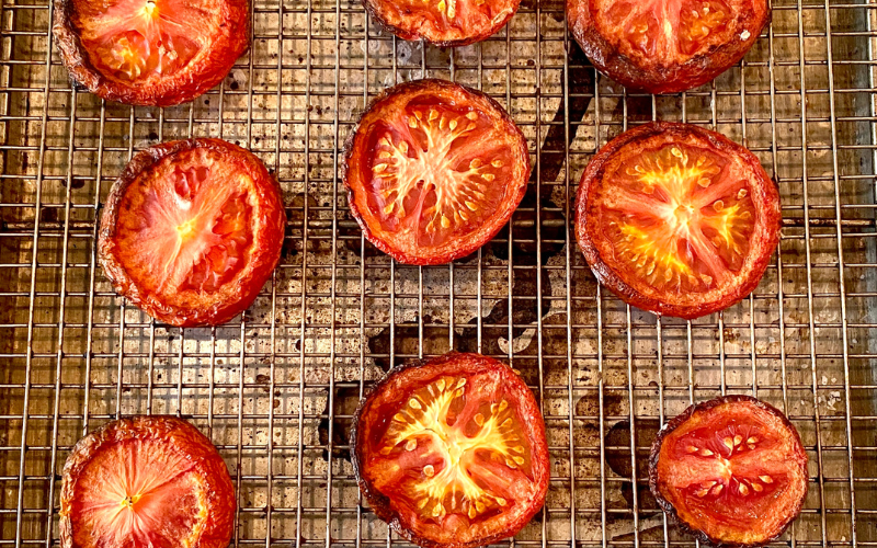 Roasted Tomato Slices 